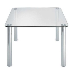 Traditional Cherry Wood Trestle Side Table — cherry